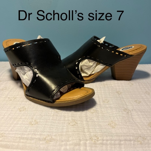 Dr Scholls high heels mules size 7 - Picture 1 of 9